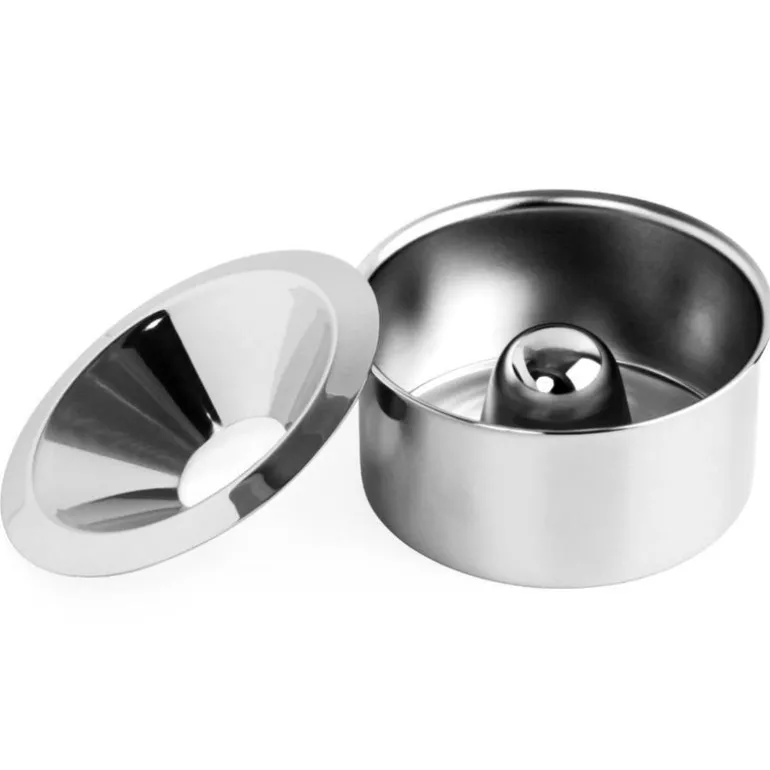 alessi | original bauhaus modell: bauhaus-aschenbecher 1926 | design marianne brandt