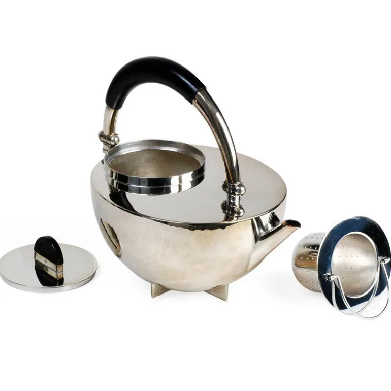 alessi | original bauhaus modell: bauhaus-teekanne | design marianne brandt 1924