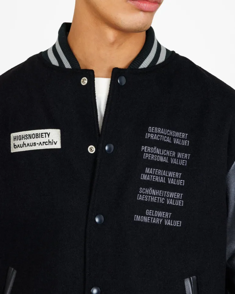 bauhaus-archiv x HIGHSNOBIETY | varsity jacke