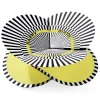 faltkarte | optical gelb, happy birthday – design kirstin hoevermann
