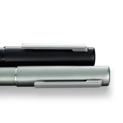 lamy aion füller | olivesilver, feine feder – design jasper morrison