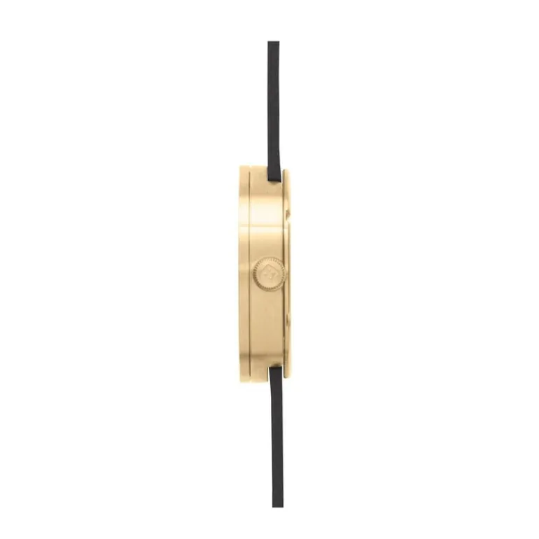 leff | tube watch, ø 38mm, messing | design piet hein eek
