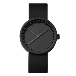 leff | tube watch, ø 38mm, schwarz | design piet hein eek