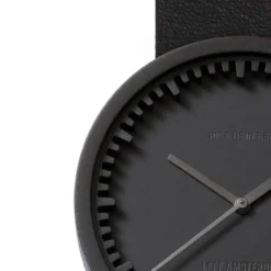leff | tube watch, ø 38mm, schwarz | design piet hein eek