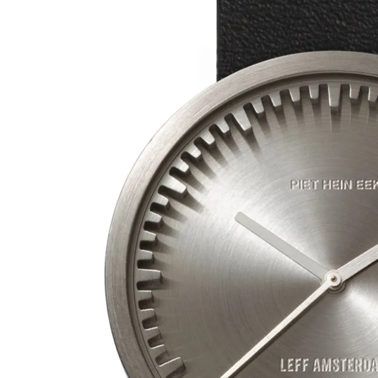 leff | tube watch, ø 38mm, stahl | design piet hein eek