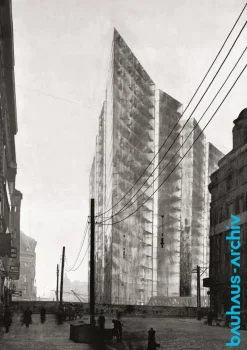 poster hochhaus friedrichstraße | l. mies van der rohe
