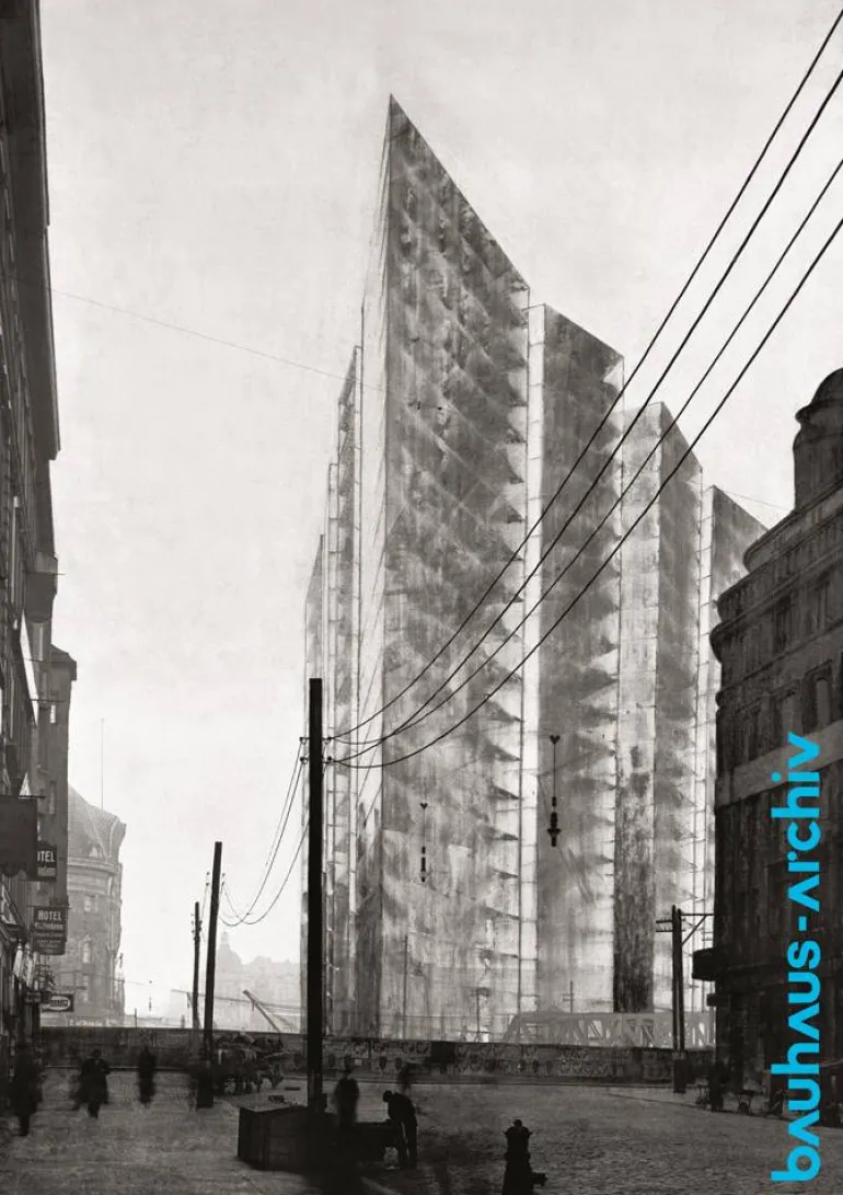 poster hochhaus friedrichstraße | l. mies van der rohe