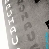 poster schriftzug am bauhaus dessau