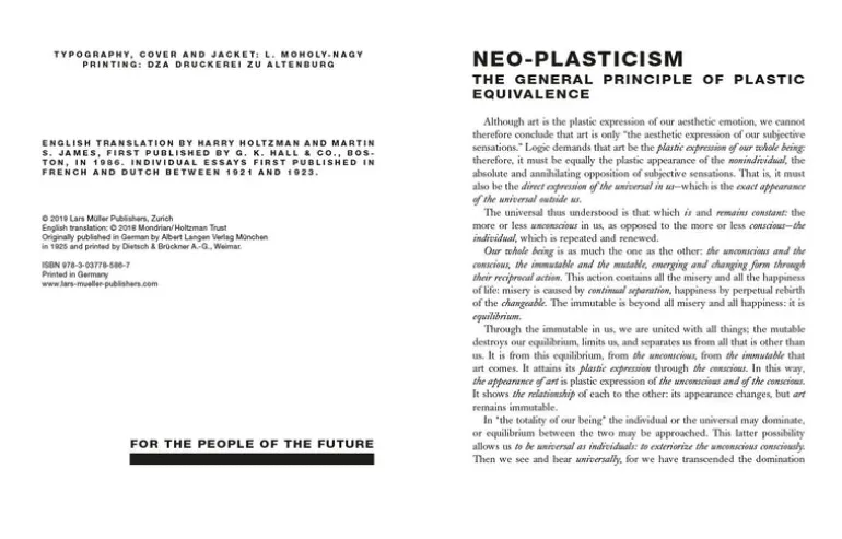reprint: mondrian: new design – neoplasticism | english edition