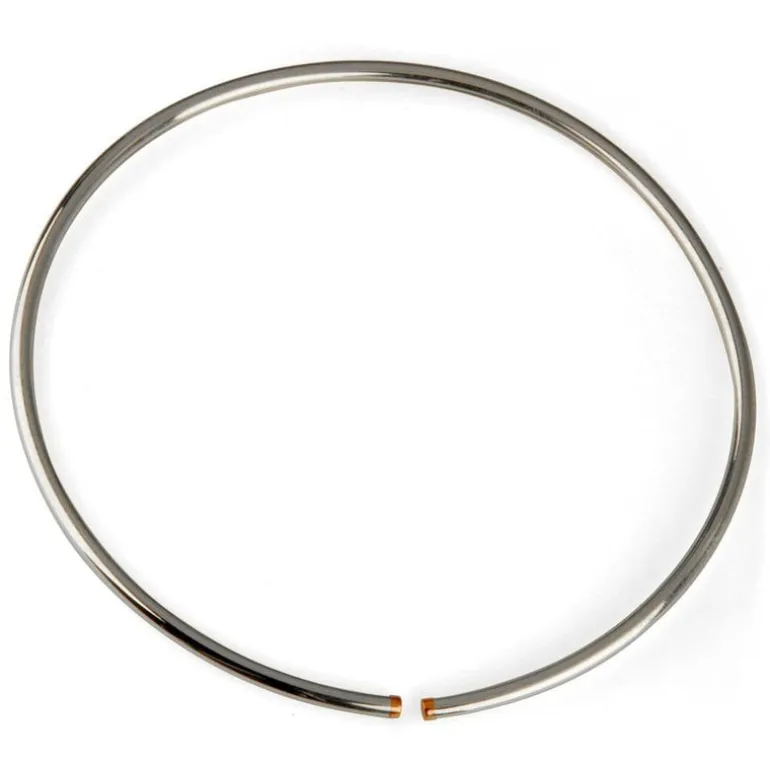 san lorenzo | halsreifen flexibel silber/kupfer, ø 4mm